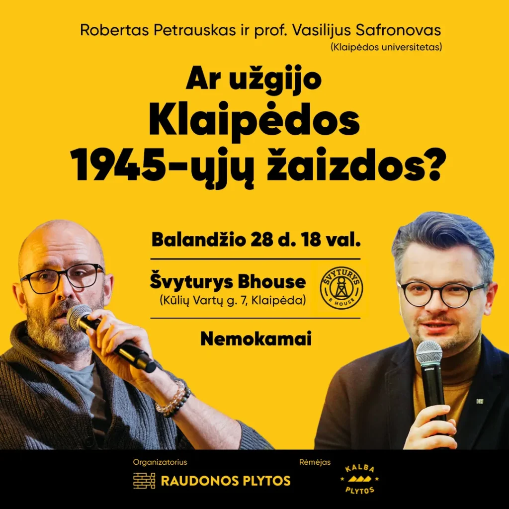 diskusija robertas petrauskas ir prof vasilijus safronovas 2