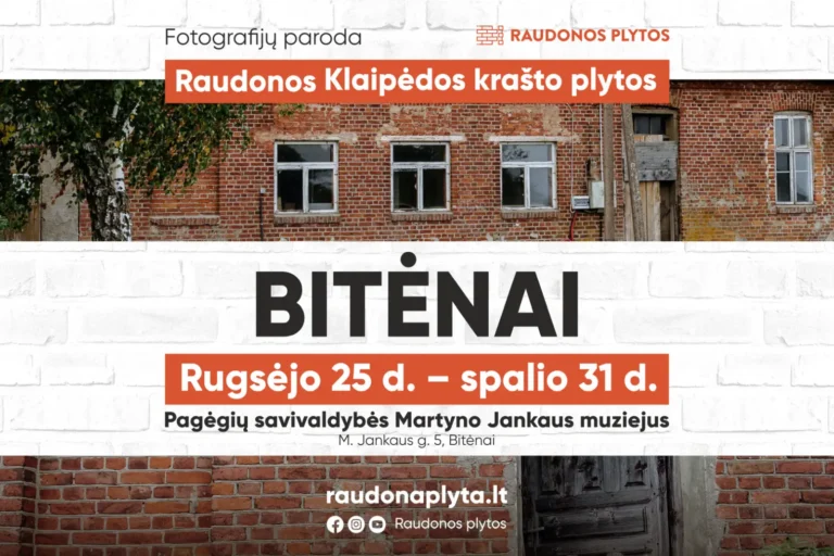 Raudonos plytos paroda bus Bitėnuose