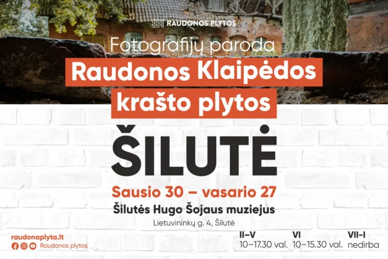 Fotografijų paroda – Šilutėje iki vasario 27 d.